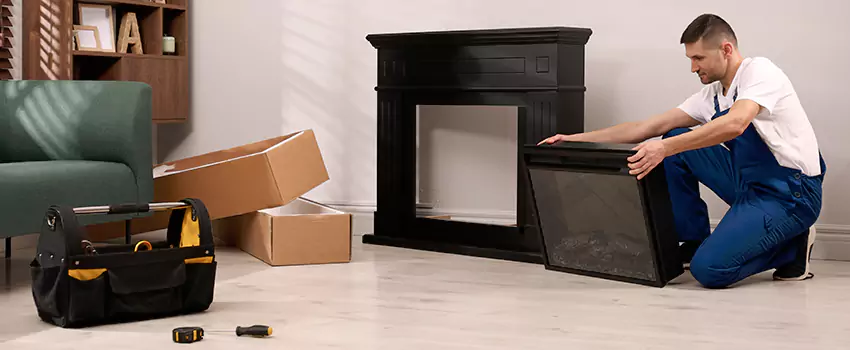 Old Rusted Metal Fireplace Repair And Replacement in Collierville, TN