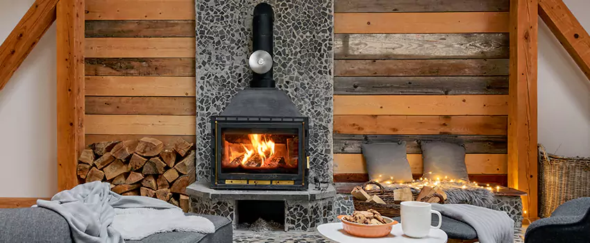 Thelin Hearth Products Direct Vent Gas Stove Fireplace Inspection in Collierville, Tennessee